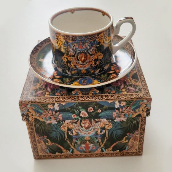 Rare! Camilla Fearless Felis Tea Cup And Saucer Set - Picture 2 of 11